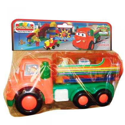 Đồ Chơi Xếp Hình 225 (L3-Xe bồn chở xăng chứa xếp hình)