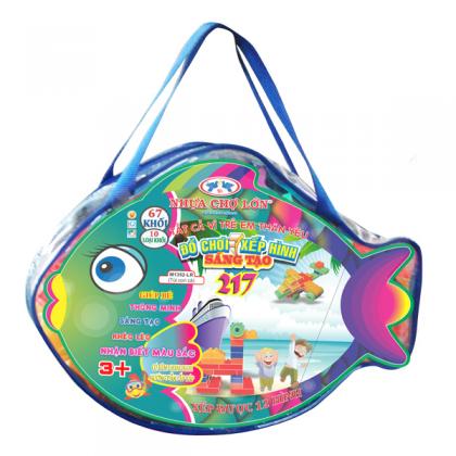 Creative building blocks toys 217 (Fish Bag)