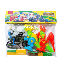 ĐỒ CHƠI XẾP HÌNH KHỦNG LONG TẤN CÔNG THÀNH PHỐ VINATOY 395 I M1949-ĐC