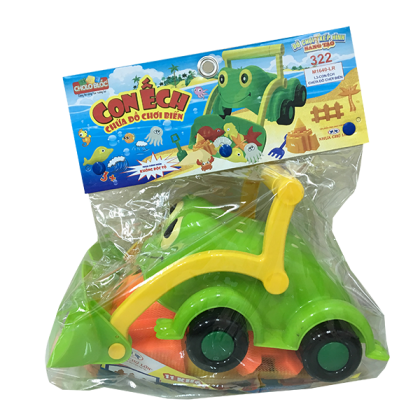 CHOLO BLÓC 322 (L3-Con Ếch chứa đồ chơi đi biển) | M1640-LR