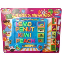 Creative building block toys 240 (L10-Blister alphabet English-fruit)