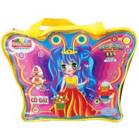 Creative building block toys 251 (Bags puzzle girls) M1429-LR