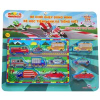 Creative building block toys 294 (L10 - Baby lean English-Vietnameset and traffic) M1547-LR