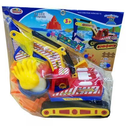 Creative building block toys 302 (L3-Car scooped land K.2 containing sea puzzles) ) M1571-LR