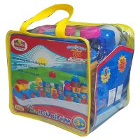 Creative building block toys 304 (L2 - Trains pull detailed photo of fruit) M1573-LR