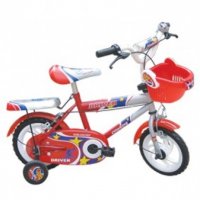 Xe đạp 14 inch (4) 2 màu (bạc đỏ) | M835-X2B