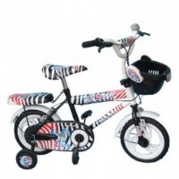 Xe đạp 14 inch (2) 2 màu đen trắng (Con Ngựa) | M830-X2B