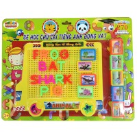 Creative building block toys 270 (L10-Blister alphabet English-animal) M1481-LR